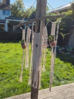 Macramé Plantenhanger Wanddecoratie, Ophalen of Verzenden, Zo goed als nieuw