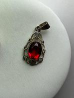 Mooie zilveren hanger Robijn, Overige voorstellingen, Verzenden, Zo goed als nieuw, Met edelsteen