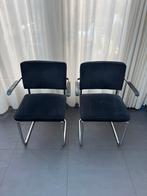 Zuiver stoelen | Ridge Rib | top staat!, Huis en Inrichting, Stoelen, Twee, Zwart, Ophalen of Verzenden, Zo goed als nieuw