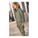 Shirt green linen - maat : 110 -1, Kinderen en Baby's, Overhemd of Blouse, Nieuw, Ophalen of Verzenden, Ik Willem BV