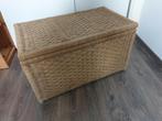 Rieten opbergkist / mand, Huis en Inrichting, Ophalen, Zo goed als nieuw, 50 tot 100 cm, Minder dan 50 cm