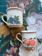 Vintage Biltons England Mokken Set - Druiven & Appels, Ophalen of Verzenden