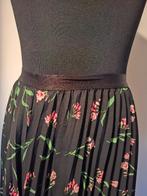 Plissé Rok H&M Zwart Bloemenprint Roze Groen Maat 40 Dames, Kleding | Dames, Rokken, Maat 38/40 (M), Anneonline, Steenbergen, H&M