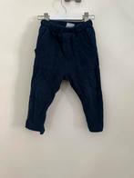 Baby velours jogger joggingsbroek blauw broek elastisch 86, Gebruikt, Broekje, Ophalen of Verzenden, Jongetje