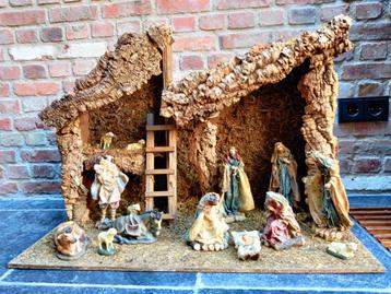 Complete Kerststal met Beelden beschikbaar voor biedingen