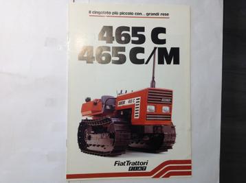 Fiat 465C 465 C/M folder Italiaans 8 blz 1982 beschikbaar voor biedingen
