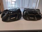 2 motortassen suzuki Valusta. Leer, Ophalen of Verzenden, Zo goed als nieuw