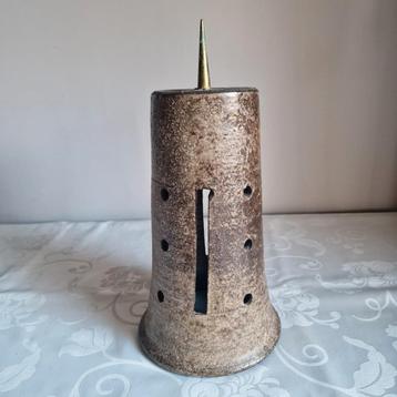 Brutalistische Keramiek Kandelaar - 34cm beschikbaar voor biedingen