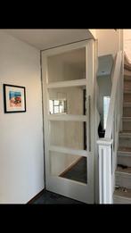 Glazen binnendeur hoog, Ophalen, 80 tot 100 cm, Binnendeur, 200 tot 215 cm