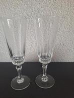 Vintage champagne flutes 4 st., Antiek en Kunst, Antiek | Glas en Kristal, Ophalen of Verzenden