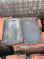 Dakpannen, ongeveer 500 stuks, Doe-het-zelf en Verbouw, Dakpannen en Dakbedekking, Ophalen, Gebruikt, Steen of Klei, Blauw