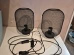 Zwarte Lampen Set - Industrieel Design, Huis en Inrichting, Ophalen of Verzenden, Zo goed als nieuw, Metaal, Minder dan 50 cm