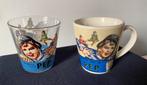Vintage mok en glas van Kellogg’s PEP., Ophalen of Verzenden, Overige stijlen, Kop(pen) en/of Schotel(s), Glas