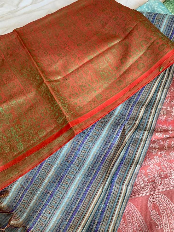 Vintage Sjaal Collectie - Diverse Kleuren en Patronen, Antiek en Kunst, Antiek | Kleden en Textiel, Ophalen of Verzenden