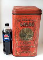 Groot Winkelblik Union Cacao Haarlem 10-12,5 kg. Blik, Verzenden, Gebruikt, Verpakking