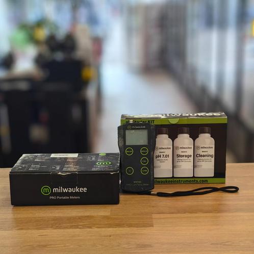 Milwaukee MW102 Temp Meter Pro+ pH | Zwart - In Goede Staat, Doe-het-zelf en Verbouw, Meetapparatuur, Zo goed als nieuw