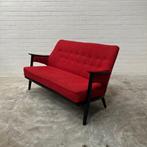 Vintage design jaren 60 bank fauteuil bankstel stoel sixties, Ophalen, Gebruikt, Tweepersoons, 75 tot 100 cm