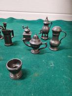 tinnen letterbak beeldjes vintage, Ophalen of Verzenden