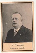 Henricus RUYTER Kramer Jisp 1893 Waasenaar 1946 Arnhem, Verzenden, Bidprentje