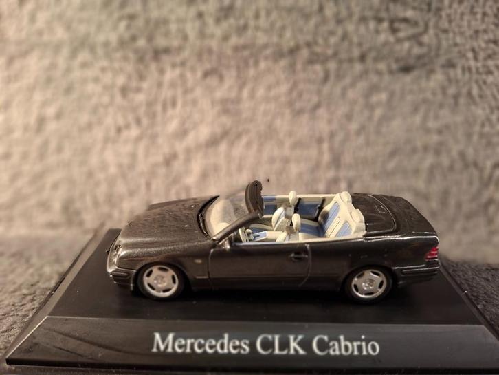 Mercedes CLK 230 Cabrio 1:43 - 1997 - Grey Metallic, Hobby en Vrije tijd, Modelauto's | 1:43, Nieuw, Auto, Schuco, Ophalen of Verzenden