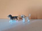 Schleich honden puppy's, Verzamelen, Ophalen of Verzenden, Zo goed als nieuw, Beeldje of Figuurtje, Hond of Kat