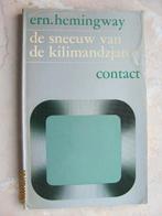 BOEK Ernest HEMINGWAY De SNEEUW van de KILIMANDZJARO IZGS, Ernest Hemingway, Ophalen of Verzenden, Zo goed als nieuw, Amerika