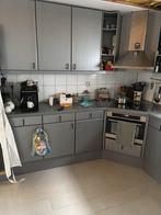 Keuken met gebruik sporen, Huis en Inrichting, Gebruikt, Hoekkeuken, Ophalen of Verzenden, Hout
