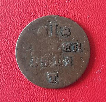 Duitsland Vorstendom Lippe-Detmold 1812 T 1 heller beschikbaar voor biedingen