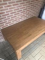 Houten tafel - Robuust en stijlvol, Huis en Inrichting, Tafels | Salontafels, Ophalen, Gebruikt, 100 tot 150 cm, Eikenhout