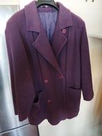 Dames jas mt 38 herfst/winter, paars, 70% wol, 30% poly, Ophalen, Gedragen, Maat 38/40 (M), Paars