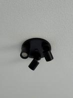 Zwarte plafondlamp spots opbouwspots ikea dimbaar, Ophalen, Zo goed als nieuw, Metaal of Aluminium
