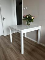 IKEA - tafel uitschuifbaar 90x90, Ophalen, Gebruikt, 50 tot 100 cm, Vijf personen of meer