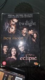 DVD Twilight 3delig Saga Eclipse/New Moon/Breaking Dawn, Vanaf 12 jaar, Ophalen of Verzenden, Zo goed als nieuw