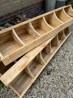 Lange gruttersbakken houten bakken, Ophalen