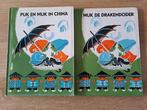 PUK EN MUK. 2 BOEKJES. DE DRAKENDODER EN NAAR DE MAAN. RETRO, Boeken, Kinderboeken | Jeugd | onder 10 jaar, Gelezen, Frans Fransen