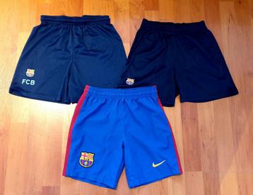 FC Barcelona voetbalbroekjes. Maat 128. Voetbalshorts.  beschikbaar voor biedingen