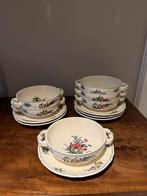 6 Villeroy & Boch Alt Strassburg Soepkommen met Schotels, Ophalen of Verzenden, Zo goed als nieuw, Kom(men), Overige stijlen