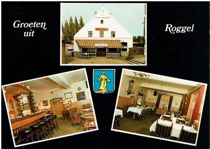 Ansichtkaart Roggel, 3-luik, Hotel-Restaurant De Beukelaar, Verzamelen, Ansichtkaarten | Nederland, Ongelopen, Limburg, 1980 tot heden