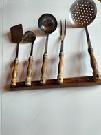 Gebruikt lepelrek met houten rekje, Huis en Inrichting, Ophalen, Gebruikt