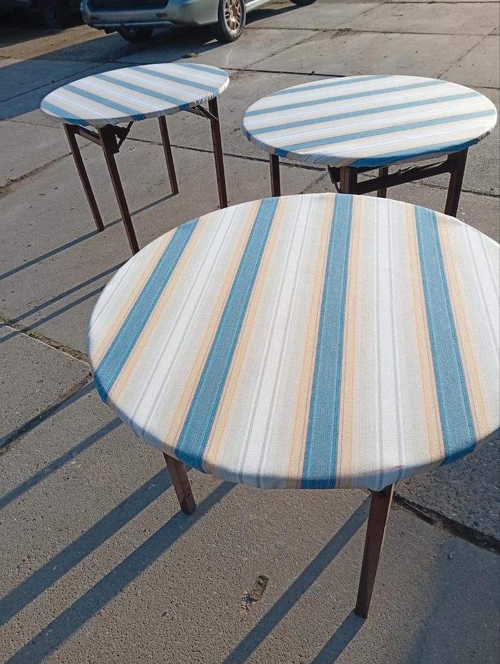 3 Ronde Klaptafels - Ideaal voor Kerst!, Huis en Inrichting, Tafels | Eettafels, Gebruikt, 50 tot 100 cm, 50 tot 100 cm, Vier personen