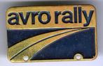 AVRO rally koper broche ( R_006 ), Merk, Speldje of Pin, Zo goed als nieuw, Verzenden
