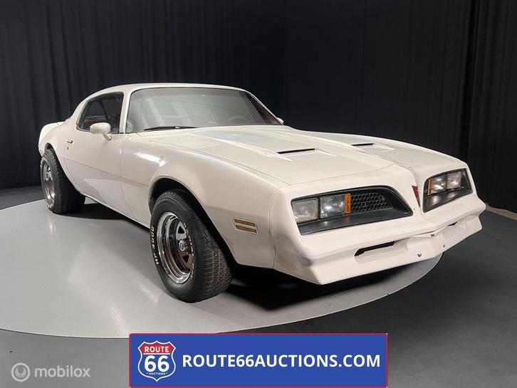 Pontiac Firebird | 1977 | Route 66 Auctions, Auto's, Oldtimers, Bedrijf, Te koop, Pontiac, Benzine, Overige carrosserieën, Handgeschakeld