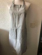 Schort - SOFINYL - grijs gestreept - 64 x 82 cm, Ophalen of Verzenden, Zo goed als nieuw, Grijs