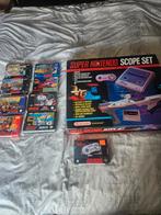 SNES Collectie met Super Scope en Games!, Ophalen of Verzenden, Gebruikt, Met 2 controllers