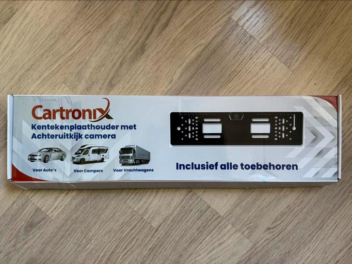Cartronix RV-410 kentekenplaathouder met camera Nachtzicht, Auto diversen, Kentekenplaathouders, Nieuw, Ophalen of Verzenden