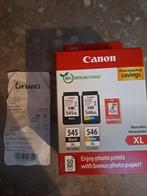 Canon 545 & 546 XL Cartridges - Nieuw, Computers en Software, Printerbenodigdheden, Ophalen of Verzenden, Nieuw, Cartridge, Canon