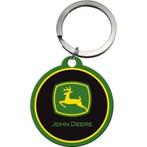 John Deere logo sleutelhanger van metaal reclame keychain, Verzamelen, Merken en Reclamevoorwerpen, Reclamebord, Info@deconoord.nl