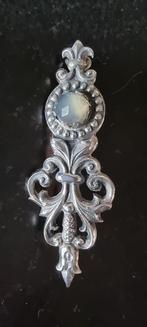 Zilveren antieke broche art nouveau, Sieraden, Tassen en Uiterlijk, Broches, Verzenden, Zo goed als nieuw, Zilver, Zilver