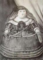 Fernando Botero - Compositie - Litho Drukgesign., Antiek en Kunst, Kunst | Litho's en Zeefdrukken, Verzenden