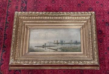 Willem Cornelis Rip (1856-1922) - Olieverf op doek  beschikbaar voor biedingen